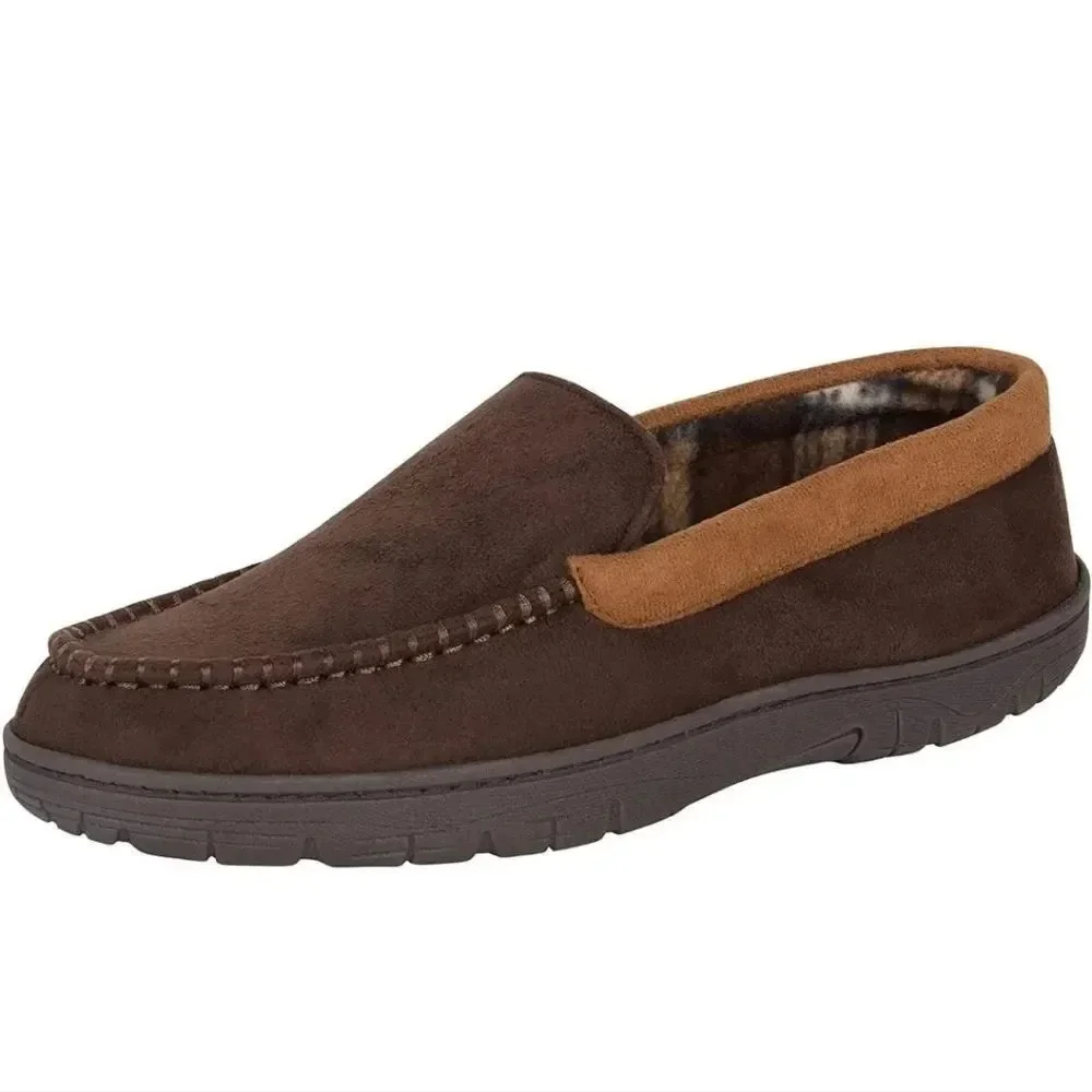 Hanes  ComfortSoft Knit Venetian Indoor/Outdoor Moccasin Slipper youth small